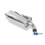 Silencieux arrière sport 100% inox 2x80mm type 25 FOX EXHAUST SYSTEMS pour BMW X3 TYPE E83