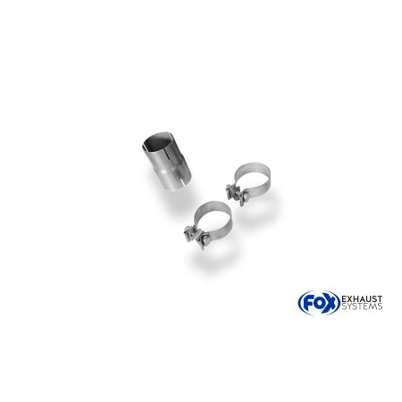 Adaptateur 70/60mm 100% inox FOX EXHAUST SYSTEMS pour BMW X3 TYPE F25