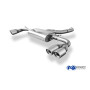 Silencieux arrière duplex sport 100% inox 2x90mm type 17 FOX EXHAUST SYSTEMS pour BMW X3 35i/35d TYPE F25