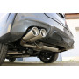 Silencieux arrière duplex sport 100% inox 2x90mm type 17 FOX EXHAUST SYSTEMS pour BMW X4 TYPE F26 (avec pack M)