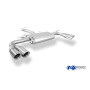 Silencieux arrière duplex sport 100% inox 2x90mm type 25 FOX EXHAUST SYSTEMS pour BMW X4 TYPE F26 (avec pack M)