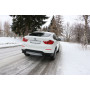 Silencieux arrière duplex sport 100% inox 2x90mm type 25 FOX EXHAUST SYSTEMS pour BMW X4 35i/35d TYPE F26 (sans pack M)