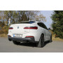 Silencieux arrière duplex sport 100% inox 1x100mm type 25 (émaillé noir) FOX EXHAUST SYSTEMS pour BMW X4 30i TYPE G02