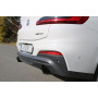 Silencieux arrière duplex sport 100% inox 1x100mm type 25 (émaillé noir) FOX EXHAUST SYSTEMS pour BMW X4 30i TYPE G02