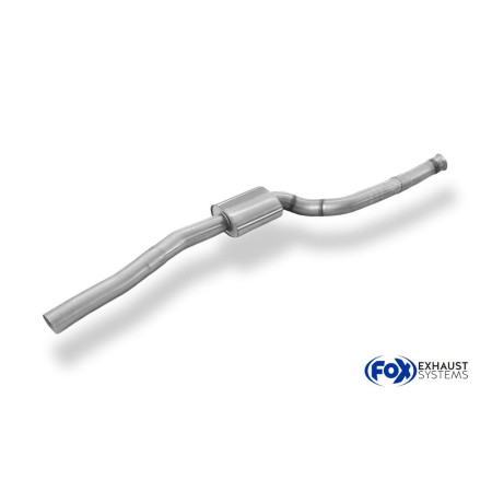 Silencieux avant sport 100% inox FOX EXHAUST SYSTEMS pour BMW X4 30i TYPE G02