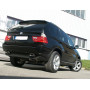 Silencieux arrière duplex sport 100% inox 1x160x80mm type 53 FOX EXHAUST SYSTEMS pour BMW X5 TYPE E53