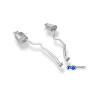 Silencieux arrière duplex sport 100% inox 2x76mm type 13 FOX EXHAUST SYSTEMS pour BMW X5 TYPE E53