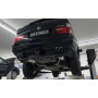 Silencieux arrière duplex sport 100% inox 2x80mm type 25 FOX EXHAUST SYSTEMS pour BMW X5 TYPE E53