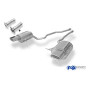 Silencieux arrière duplex sport 100% inox 1x160x80mm type 53 FOX EXHAUST SYSTEMS pour BMW X5 TYPE E53 3.0L D