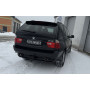 Silencieux arrière duplex sport 100% inox 2x80mm type 25 FOX EXHAUST SYSTEMS pour BMW X5 TYPE E53 3.0L D
