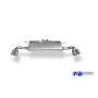 Silencieux arrière duplex sport 100% inox 2x80mm type 14 FOX EXHAUST SYSTEMS pour BMW X5 TYPE E70 4.8L