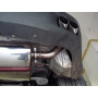 Silencieux arrière duplex sport 100% inox 2x80mm type 14 FOX EXHAUST SYSTEMS pour BMW X5 TYPE E70 4.8L