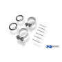 Silencieux arrière duplex sport 100% inox 2x80mm type 16 FOX EXHAUST SYSTEMS pour BMW X5 TYPE E70 4.8L