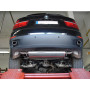 Silencieux arrière duplex sport 100% inox 1x93x79mm type 71 FOX EXHAUST SYSTEMS pour BMW X5 TYPE E70 3.0l D