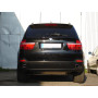 Silencieux arrière duplex sport 100% inox 1x93x79mm type 71 FOX EXHAUST SYSTEMS pour BMW X5 TYPE E70 3.0l D