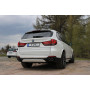 Silencieux arrière duplex sport 100% inox 2x80mm type 16 FOX EXHAUST SYSTEMS pour BMW X5 TYPE F15