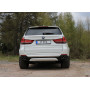 Silencieux arrière duplex sport 100% inox 2x80mm type 16 FOX EXHAUST SYSTEMS pour BMW X5 TYPE F15