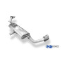 Silencieux arrière duplex sport 100% inox 1x115x85mm type 38 FOX EXHAUST SYSTEMS pour BMW X6 TYPE E71