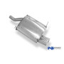 Silencieux arrière sport 100% inox 2x70mm type 10 FOX EXHAUST SYSTEMS pour BMW Z3 TYPE E36