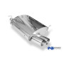 Silencieux arrière sport 100% inox 2x76mm type 10 FOX EXHAUST SYSTEMS pour BMW Z3 TYPE E36