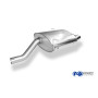 Silencieux arrière sport 100% inox 2x76mm type 10 FOX EXHAUST SYSTEMS pour BMW Z3 TYPE E36