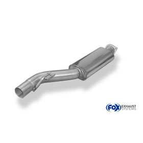 Silencieux avant sport 100% inox FOX EXHAUST SYSTEMS pour BMW Z3 TYPE E36 (1.9L)