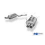 Silencieux arrière duplex sport 100% inox 2x76mm type 13 FOX EXHAUST SYSTEMS pour BMW Z3 M TYPE E36