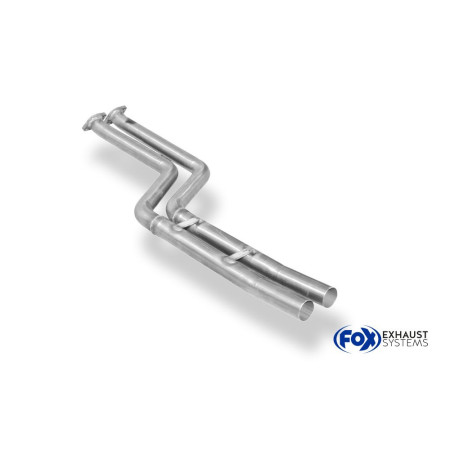 Tube de remplacement de silencieux avant sport 100% inox FOX EXHAUST SYSTEMS pour BMW Z4 TYPE E85 (2003-2006)