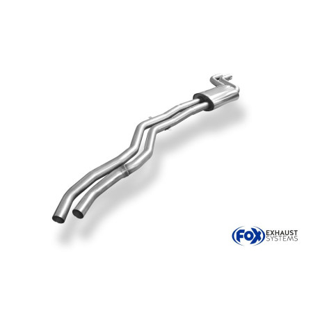Silencieux avant sport 100% inox FOX EXHAUST SYSTEMS pour BMW Z4 23i sDrive TYPE E89