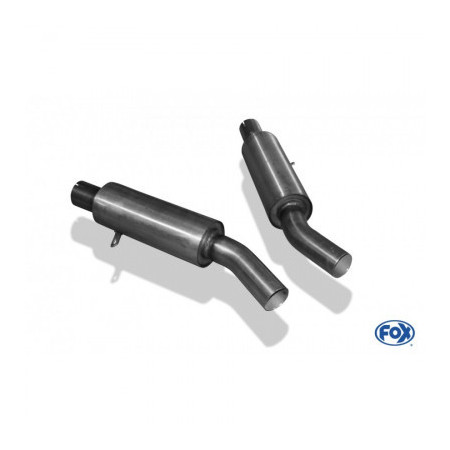 Silencieux avant sport 100% inox FOX EXHAUST SYSTEMS pour BMW Z8