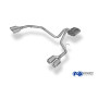 Silencieux arrière duplex sport 100% inox 2x100mm type 17 FOX EXHAUST SYSTEMS pour CADILLAC ESCALADE