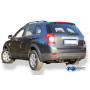 Silencieux arrière duplex sport 100% inox 1x115x85mm type 33 FOX EXHAUST SYSTEMS pour CHEVROLET CAPTIVA KLAC
