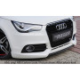 Lame "noir mat" pour ajout de pare-chocs avant Rieger Tuning AUDI A1 (8X)
