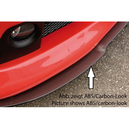 Lame "noir mat" pour pare-chocs avant Rieger Tuning AUDI S3 (8L)