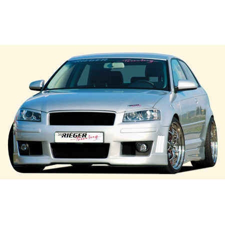 Pare-chocs avant avec calandre intégrée (V3) Rieger Tuning AUDI A3 (8P) 3 portes