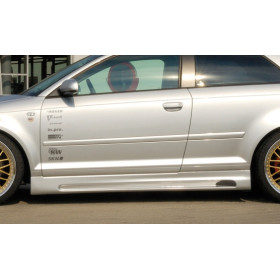Bas de caisse côté gauche (avec insert et prise d'air) Rieger Tuning AUDI A3 (8P) 3 portes