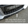 Lame centrale "noir mat" sous pare-chocs avant R-Frame Rieger Tuning AUDI A3 (8P) Sportback