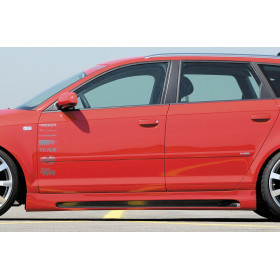 Bas de caisse "insert carbon-look" côté gauche Rieger Tuning AUDI A3 (8P) Sportback