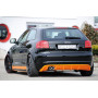 Diffuseur de pare-chocs arrière "noir mat" (silencieux 2x76mm) Rieger Tuning AUDI A3 (8P) Facelift Sportback