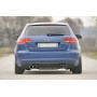 Diffuseur de pare-chocs arrière "carbon-look" (silencieux 4x76mm) Rieger Tuning AUDI A3 (8P) Facelift Sportback