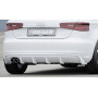 Diffuseur de pare-chocs arrière "noir mat" (silencieux double sortie) Rieger Tuning AUDI A3 (8V) 3 portes et Sportback