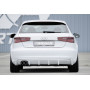 Diffuseur de pare-chocs arrière "noir mat" (silencieux double sortie) Rieger Tuning AUDI A3 (8V) 3 portes et Sportback