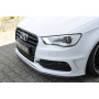 Lame de pare-chocs avant (version droite) "noir mat" Rieger Tuning AUDI A3 (8V) S-LINE