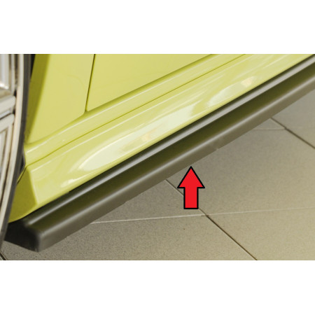 Lame de bas de caisse côté gauche "noir mat" Rieger Tuning AUDI A3 (8V) S-LINE