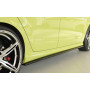 Lame de bas de caisse côté droit "noir brillant" Rieger Tuning AUDI A3 (8V) S-LINE