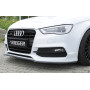 Lame de pare-chocs avant (version inclinée) "noir mat" Rieger Tuning AUDI A3 (8V) S-LINE