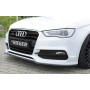 Lame de pare-chocs avant (version inclinée) "noir mat" Rieger Tuning AUDI A3 (8V) S-LINE