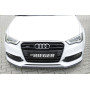 Lame de pare-chocs avant (version inclinée) "noir mat" Rieger Tuning AUDI S3 (8V) S-LINE