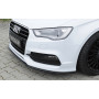 Lame de pare-chocs avant (version inclinée) "noir brillant" Rieger Tuning AUDI S3 (8V) S-LINE