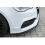 Lame de pare-chocs avant (version inclinée) "noir brillant" Rieger Tuning AUDI S3 (8V) S-LINE